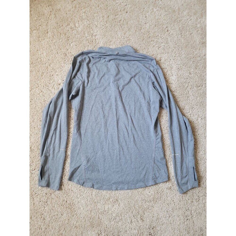 Nike Women's Gray Dri-Fit Size S Pullover Long Sleeve Sweater Gym Exercise - Picture 2 of 4